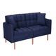 LUXMOD Futon Sleeper Sofa With 2 Pillows Fabric