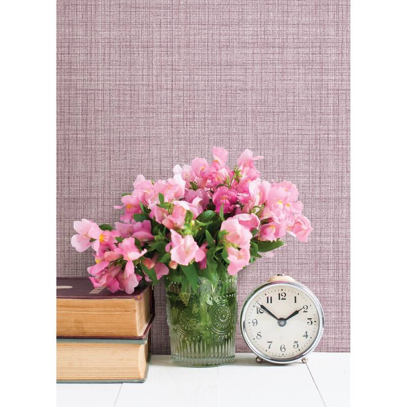 NuWallpaper Purple Lansdowne Peel and Stick Wallpaper