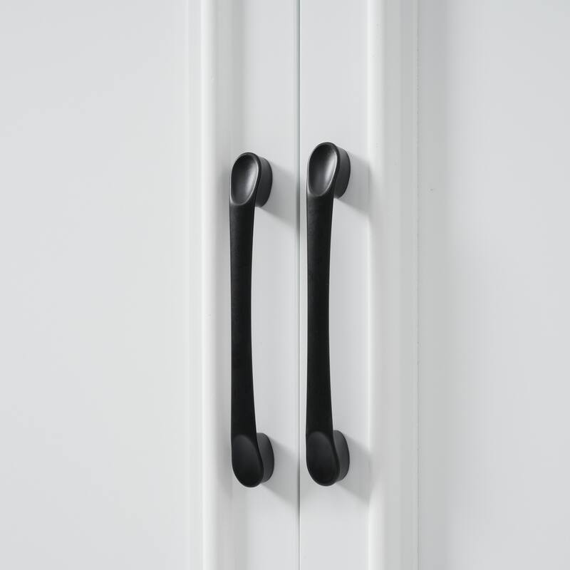 70.8" Modern Bathroom Vanity with 4 Doors & 1 Drawer, Adjustable Shelves & Soft-Close Hinges