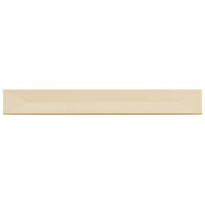 Apollo tile 2" x 16" Horizonte Glossy Alabaster Beige Ceramic Tile (10.76 sq ft/case) - 50 Pack