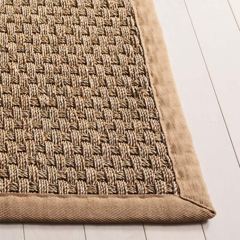 SAFAVIEH Natural Fiber Zymryd Basketweave Seagrass Rug