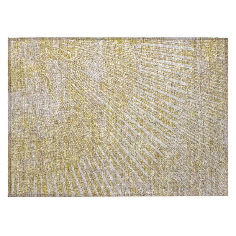 Allumo Artistic Abstract Weather Resistant Timeless Fusion Outdoor Rug