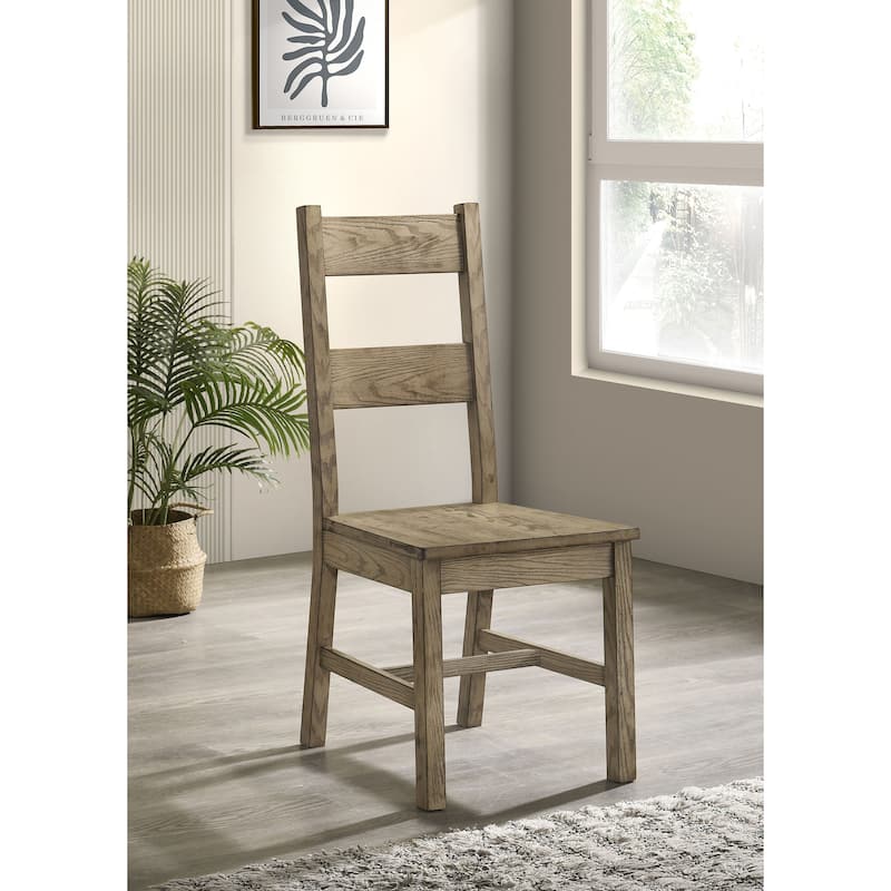 Cardova Solid Wood Dining Side Chair Vineyard Oak (Set of 2) - Oak