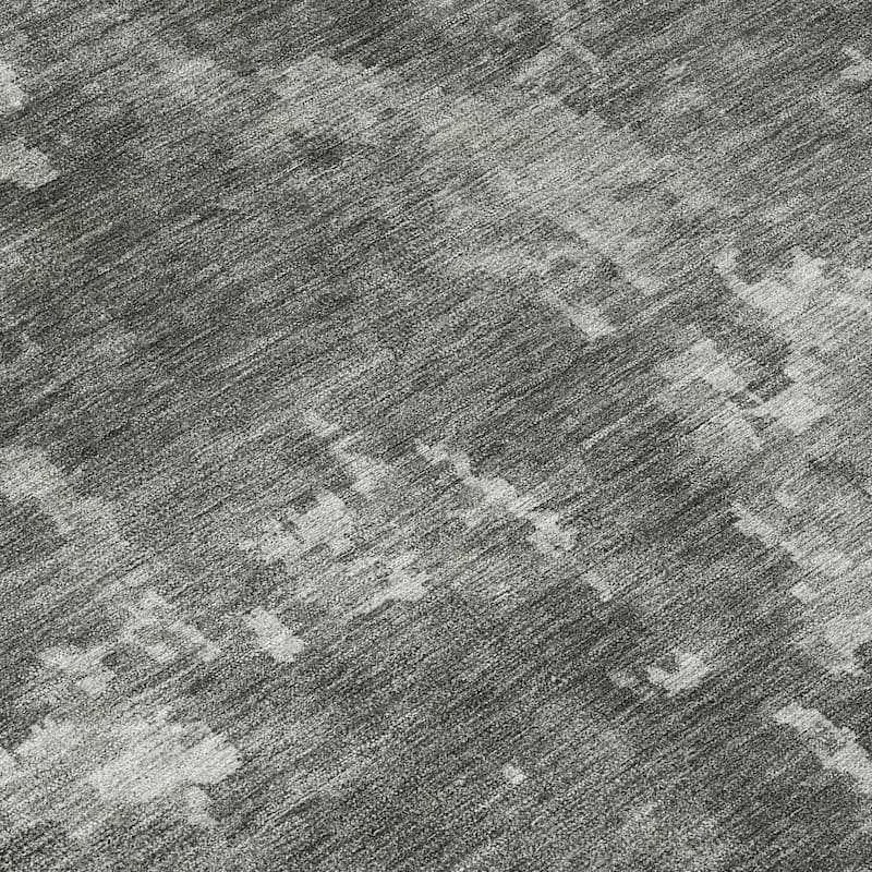 Machine Washable Indoor/ Outdoor Ombre Abstract Chantille Rug