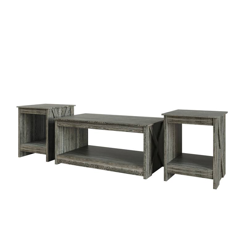 CraftPorch Contemporary Coffee Table Set
