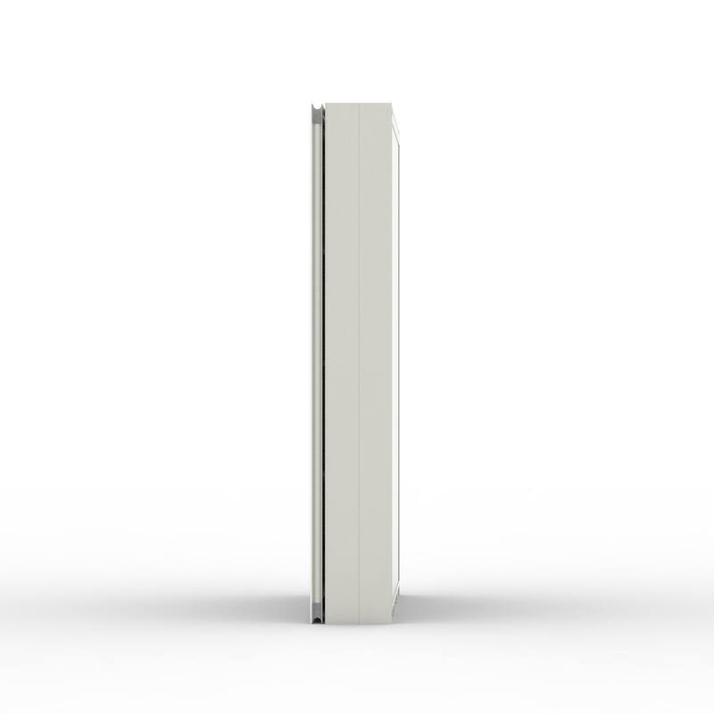 23" x 30" Rectangular Aluminum Surface Mount Medicine Cabinet with Mirror and Shelves - 23" x 30"