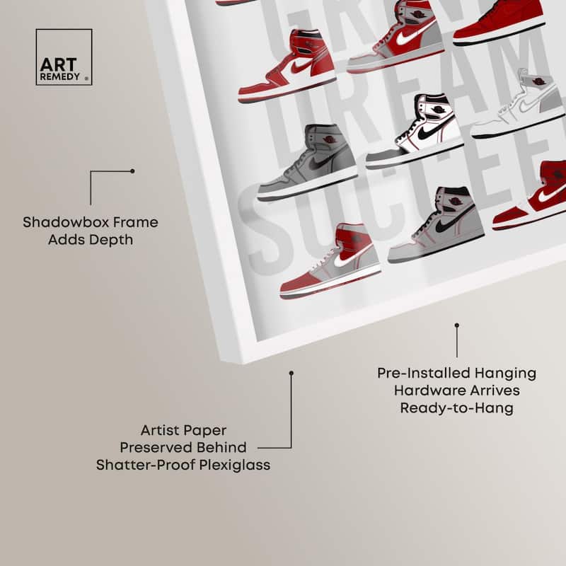Ambition Grind Sneakers Shadowbox by Art Remedy