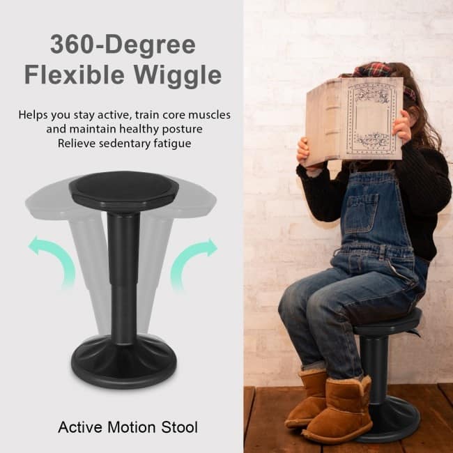 Height Adjustable Active Learning Stool Wobble Chair