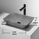 preview thumbnail 5 of 12, VIGO Duomo 18"L x 13"W x 4"H Concreto Stone Rectangular Bathroom Vessel Sink