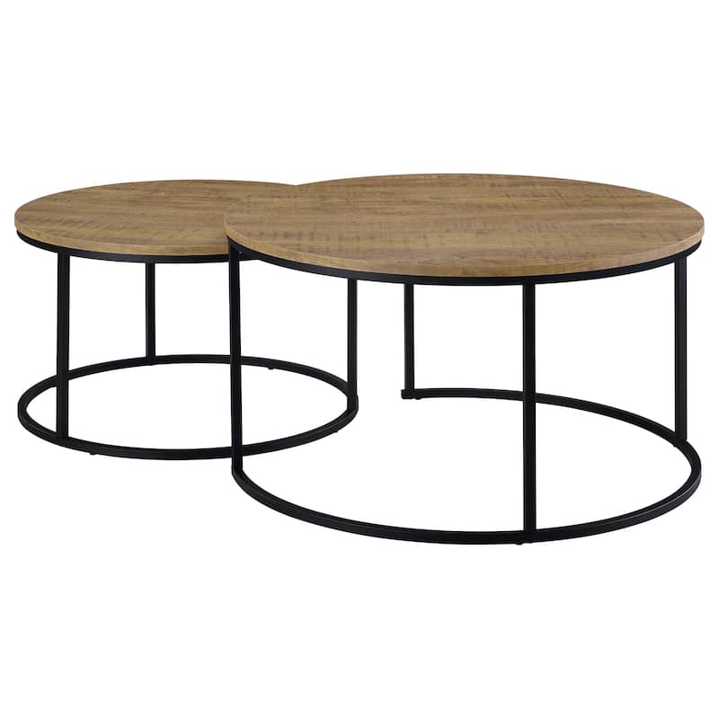 Lainey 2-piece Round Nesting Coffee Table