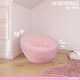 preview thumbnail 3 of 4, Evolur Barbie I'm Unstoppable Kid's Couch in Pink