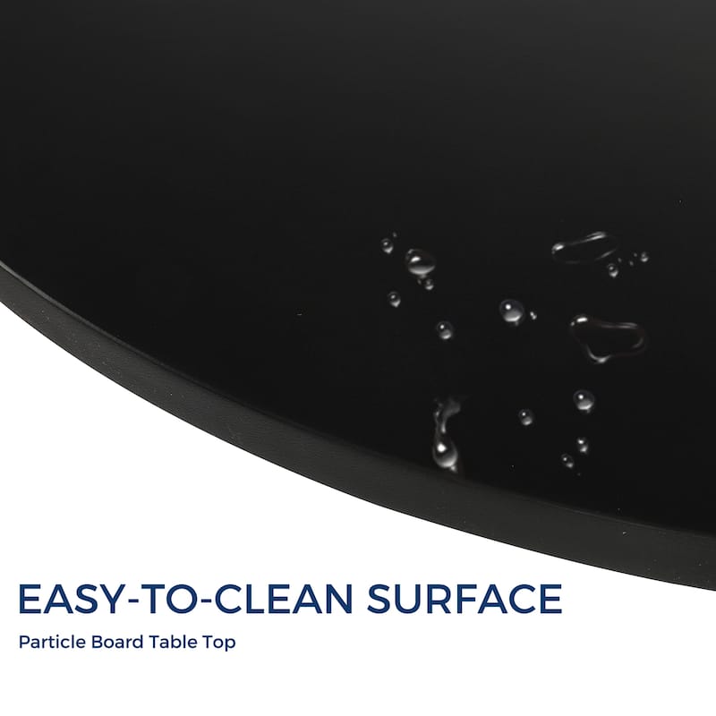 360 Swivel Round Pub Table Height Adjustable Bar Table 27.5-35.6 inches