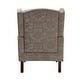 preview thumbnail 18 of 46, Epimethis Traditional Fabric Accent Armchair with Turned Legs by HULALA HOME