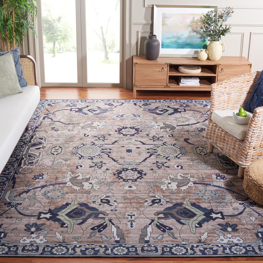 SAFAVIEH Tucson Easter Transitional Machine Washable Rug