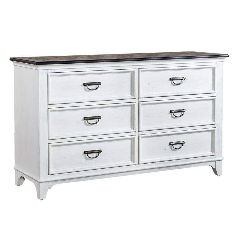 Liberty Furniture Allyson Park Youth Panel Bedroom Set with Bed, Dresser, Mirror - Full or Twin