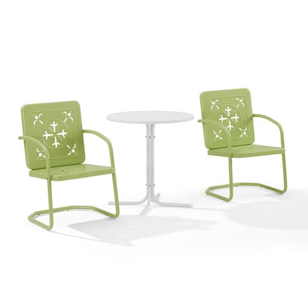 slide 2 of 13, Crosley Azalea 3-Piece Retro Outdoor Bistro Set