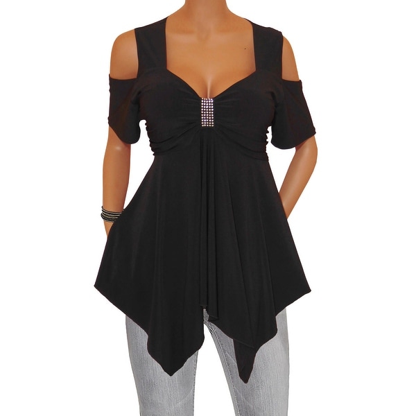 shimmer plus size tops