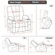 preview thumbnail 27 of 45, MCombo Small Power Lift Recliner Chair with Massage and Heat for Short Elderly People, Fabric 7569