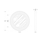preview thumbnail 8 of 6, Varaluz Athena Round Wall Mirror