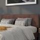 preview thumbnail 9 of 36, Quilted Tufted Upholstered Headboard Dark Brown - King