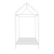 preview thumbnail 12 of 26, Twin Metal House Frame Bed with Floor