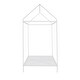 preview thumbnail 12 of 26, Twin Size Metal House Frame Platform Bed with Floor for Kids, Boys and Girls