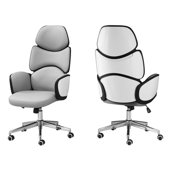 Leather look hotsell office chair