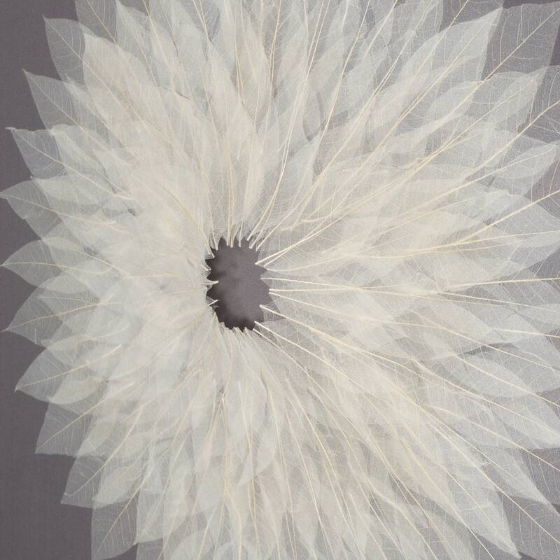 HUJI Magnolia Tree Leaves Blossom Shadow Box Wall Décor