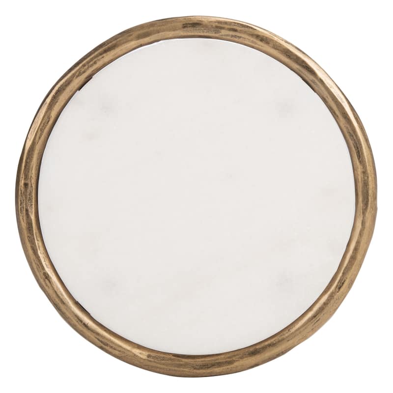 SAFAVIEH Couture Wubke Forged Metal Tall Round End Table, Fully Assembled - 12"W x 12"D x 24"H