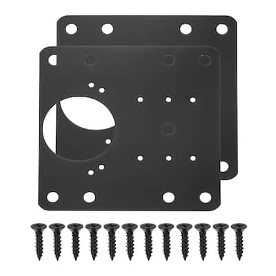Cabinet Hinge Repair Plate, 2 Set 90mm/3.54" Door Hinge Repair Kit