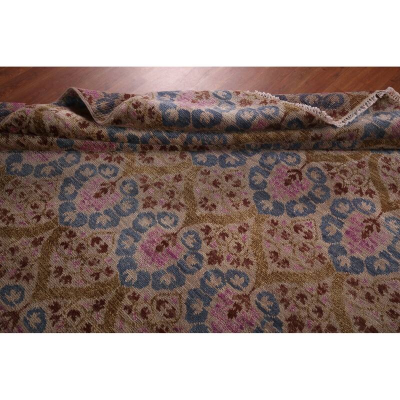 All-Over Handmade Contemporary Indian Area Rug Oriental Jute Carpet - 8'0" X 10'1"