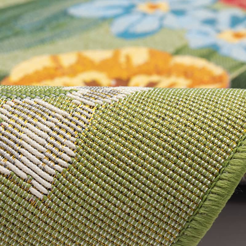 Liora Manne Esencia Secret Garden Indoor/Outdoor Mat