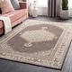 preview thumbnail 9 of 68, Hand-knotted Alford Boho Medallion Wool Area Rug Brown - 2' x 3'