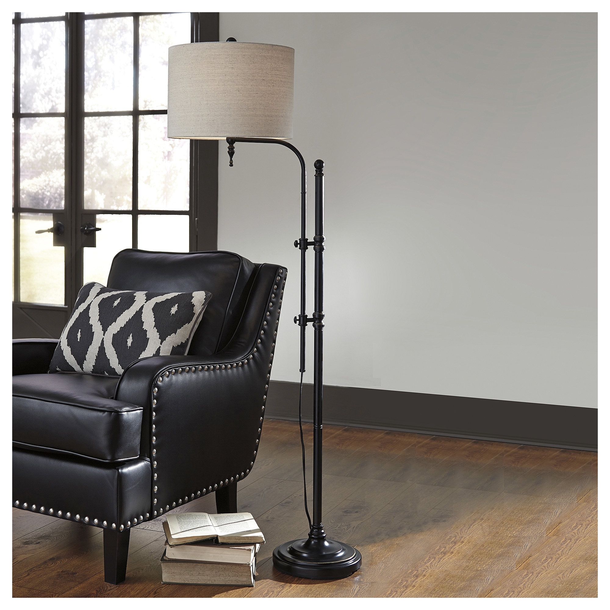 Anemoon Black 65 Inch Floor Lamp - 14" W x 20.75" D x 65.25" H