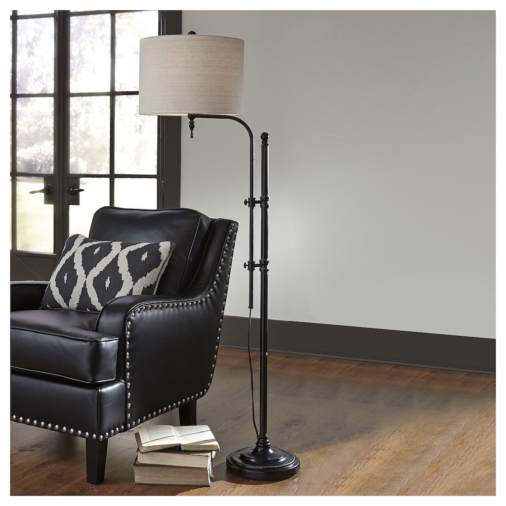 Anemoon Black 65 Inch Floor Lamp - 14" W x 20.75" D x 65.25" H