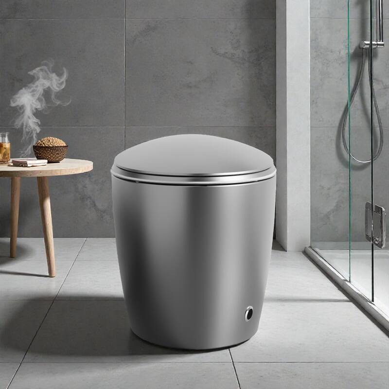 Smart Toilet with Built In Bidet. Auto Open Close Seat. Foot Sensor Flush. Heated Seat. Warm Water Dryer