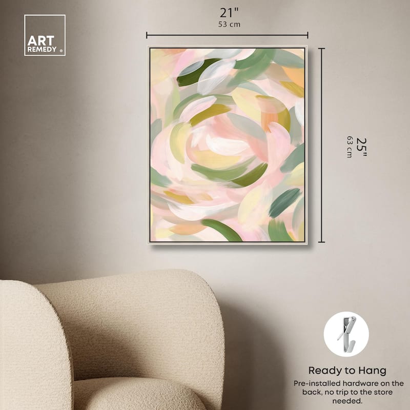 Brushstroke II Canvas by Art Remedy