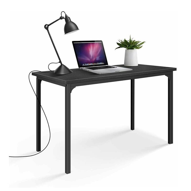 Simple Deluxe Computer Writing Desk Modern Black