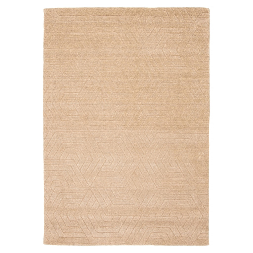 Kashkuli Gabbeh Tan Rug 5'3" x 7'7" - 5'3 x 7'7