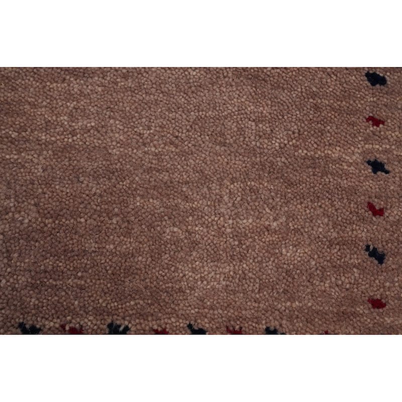 Tribal Gabbeh Oriental Accent Rug Handmade Wool Carpet - 5' 9'' X 3' 9''