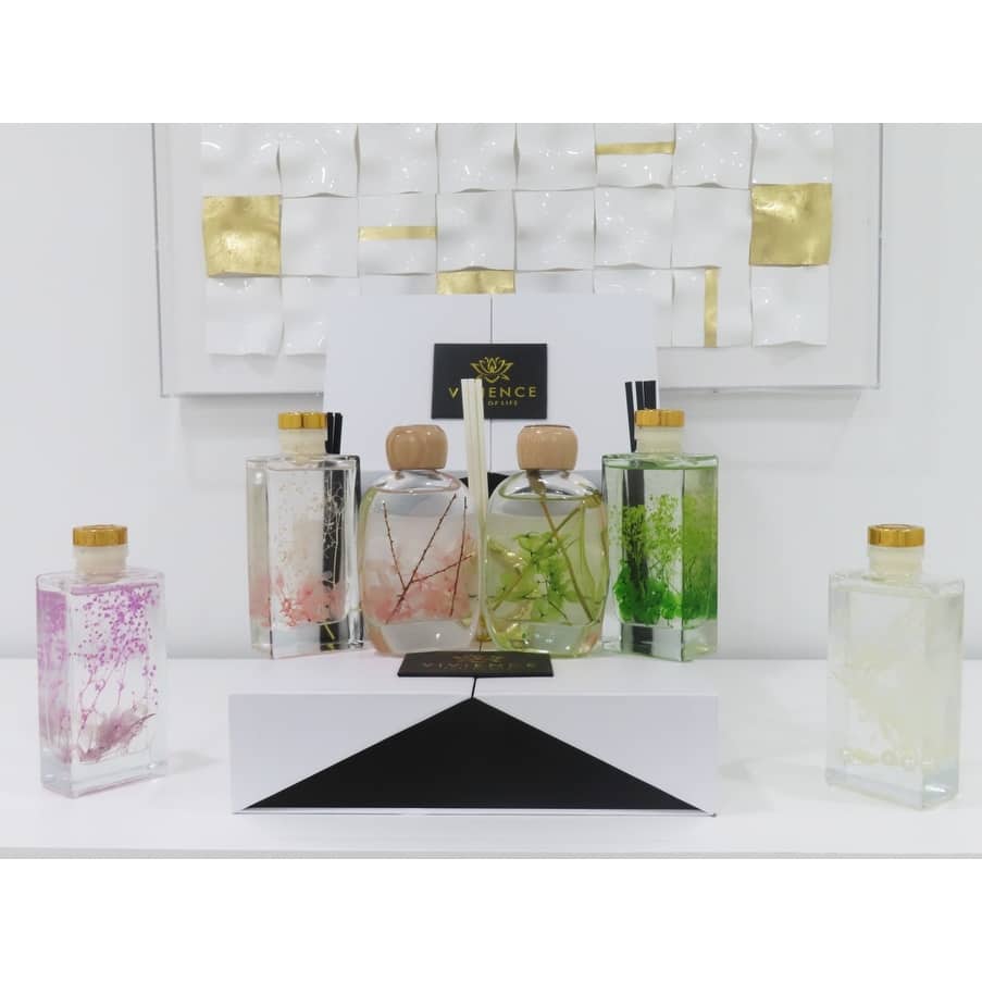 Lily of the Valley Scent Reed Diffuser with Preserved Flowers