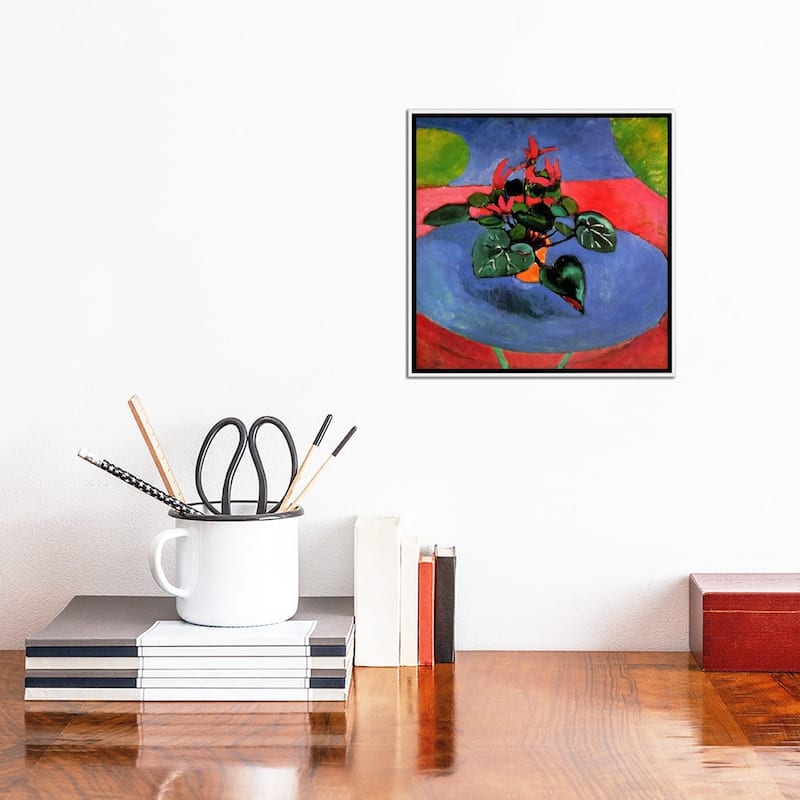 iCanvas "Cyclamen Pourpre" by Henri Matisse Framed Canvas Print
