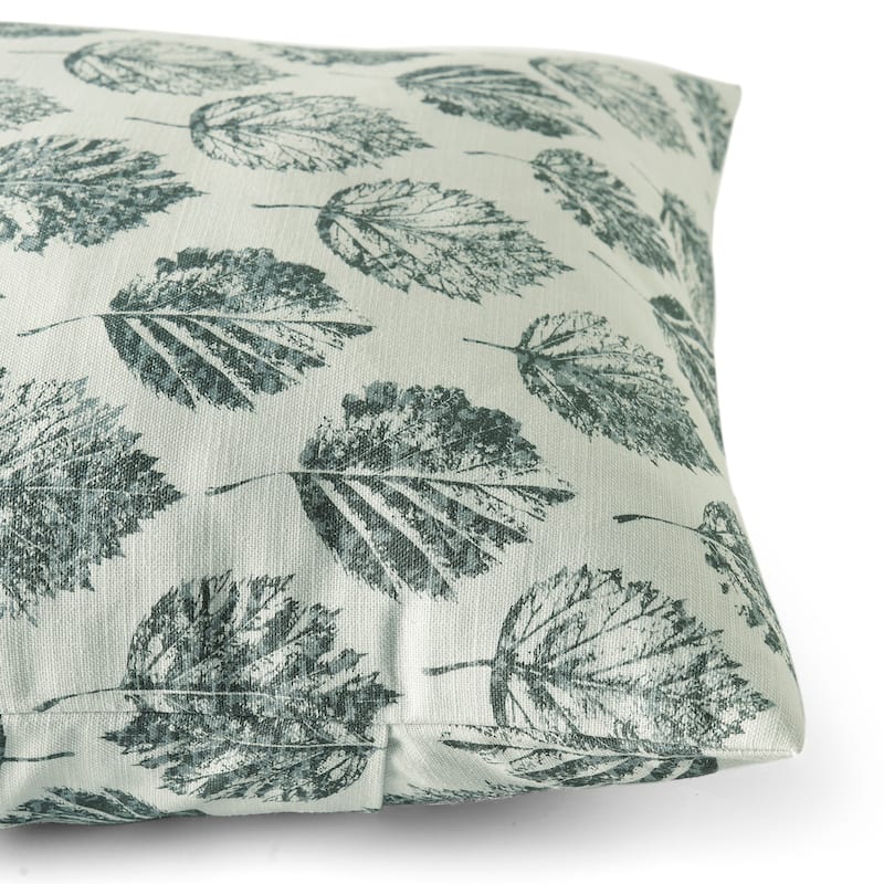 Exclusive Fabrics Printed Cotton Throw Pillow Covers 18 X 18 - Textured Decorative Pillow Covers (Set of 2)