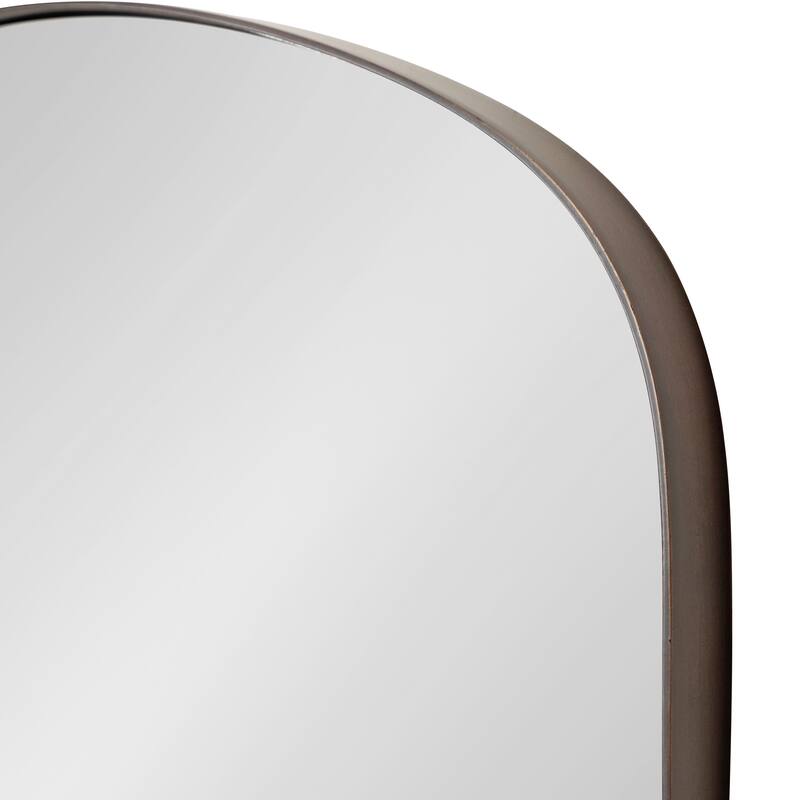 Kate and Laurel Peyson Framed Arch Mirror with Shelf