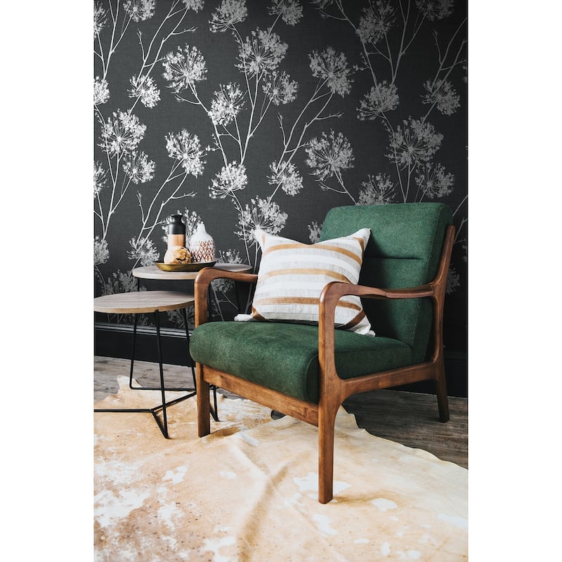 NextWall One O'Clocks Botanical Peel and Stick Removable Wallpaper