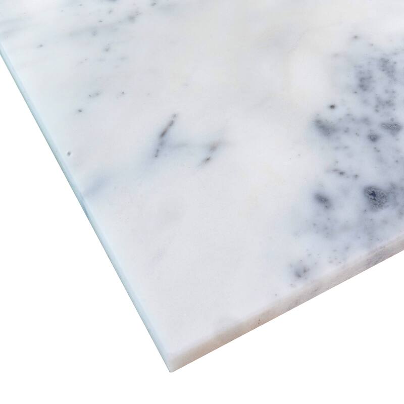 Apollo tile 12 x 24 Grandis Polished White Gray Calacatta Gold Marble Tile (10 sq ft/case) - 5 Pack