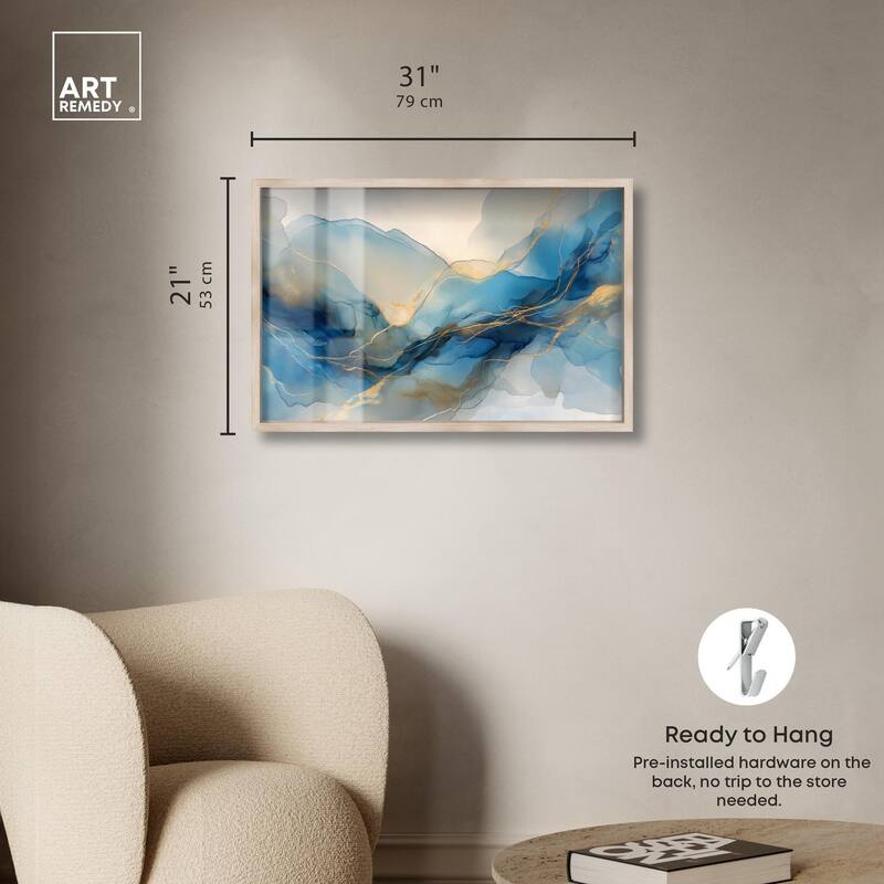 Postmodern Flow II Shadowbox by Art Remedy