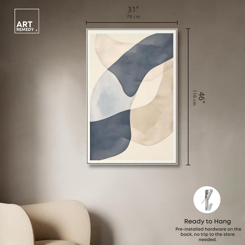 Ovals Canvas by Art Remedy