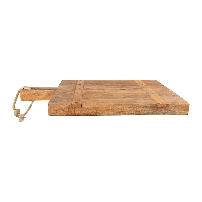 Mango Wood Cheese Board with Rope on Handle