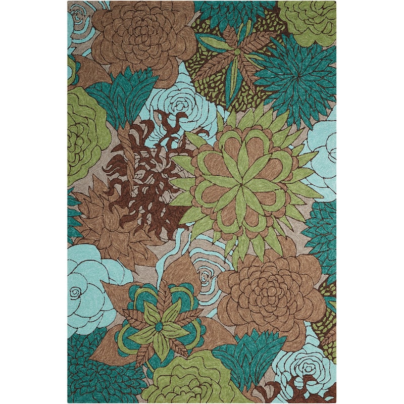 Nourison South Beach Abstract Floral Area Rug